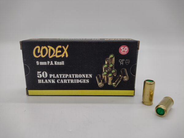9mmP.A. Codex Platzpatronen