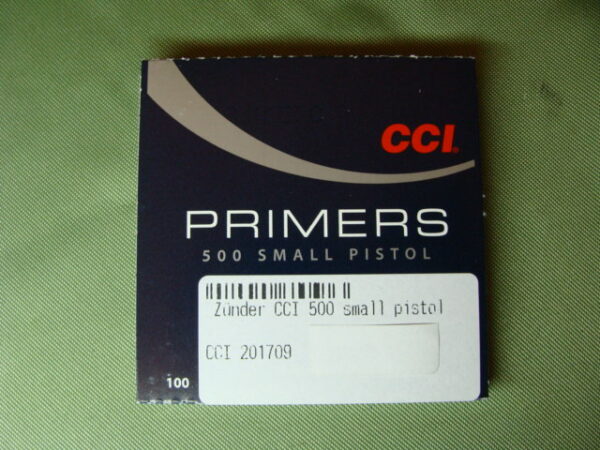 Zünder CCI 500 small pistol